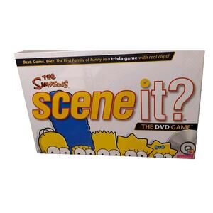 The Simpsons Deluxe Edition Scene It? DVD Board Game NEW Sealed Animated TV Show